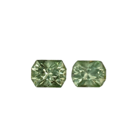 2.5ct Natural Peridot Pair Faceted Loose Gemstone From Pakistan
