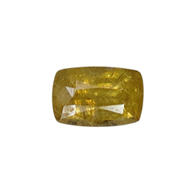 Faceted Demantoid Garnet