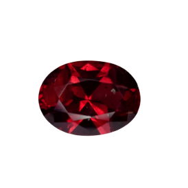 Faceted Malaya Garnet