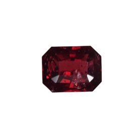 1.25ct Natural Malaya Garnet Fancy Cut Faceted Loose Gemstone From Tanzania