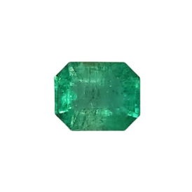 0.83ct Emerald Cushion Cut Faceted Loose Gemstone From Panjshir Valley Afghanistan