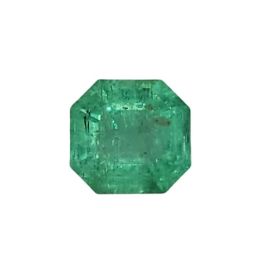 0.67ct Emerald Square Cut Faceted Loose Gemstone From Panjshir Valley Afghanistan