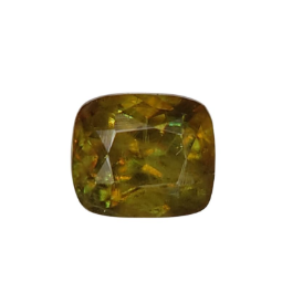 Faceted Demantoid Garnet