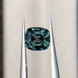 1.25ct Bluish Green Spinel from Burma