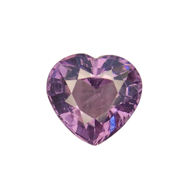 2.10ct Purple Spinel from in Beautiful Heart Shape from Myanmar