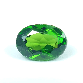 0.8ct Natural Oval Cut Chrome Diopside from Pakistan