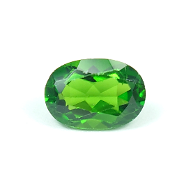 0.8ct Natural Green Oval Cut Chrome Diopside from Pakistan