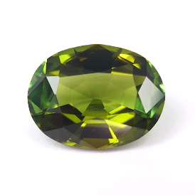 3.25ct Green Oval Cut Natural Tourmaline From Afghanistan