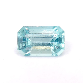 0.7ct Natural Emerald Cut Lagoon Tourmaline from Afghanistan