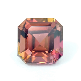 0.95ct Natural Asscher Cut Tourmaline from Afghanistan