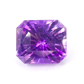 5.4ct Brilliant Radiant Cut Amethyst from Nigeria