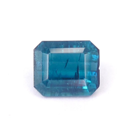 0.85ct Indicolite Tourmaline in Octagon Cut from Nigeria