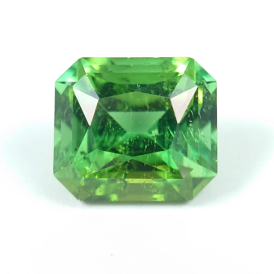 3.87ct Natural Green Tourmaline Modified Octagon Cut Loose Gemstone from Afghanistan