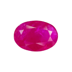 6.81ct Natural Pinkish Red Oval Cut Ruby from Afghanistan