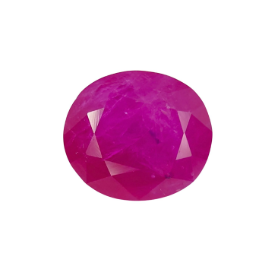 2.98ct Oval Faceted Natural Ruby from Afghanistan