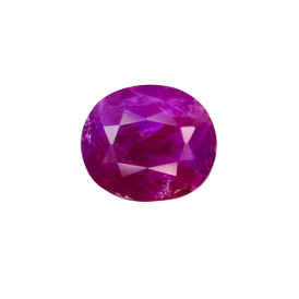 0.95ct Natural Ruby Unheated and Untread Oval Cut from Afghanistan