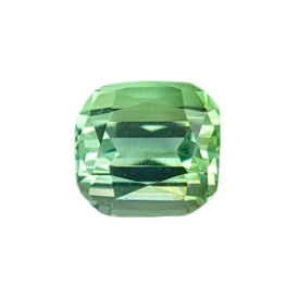 1.25ct Natural Mint Green Cushion Cut Tourmaline from Afghanistan