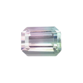 0.69ct Natural Bicolor Tourmaline from Afghanistan