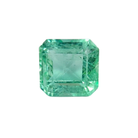 0.47ct Natural Emerald from Afghanistan in Asscher Cut