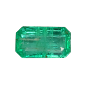 2ct Natural Emerald Octagon Faceted from Afghanistan