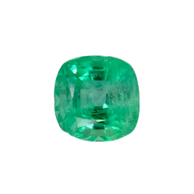 1.63ct Untreated Natural Cushion Cut Emerald from Afghanistan
