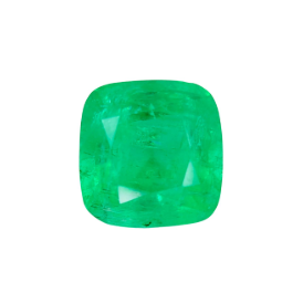 3.5ct Natural Cushion Cut Emerald from Afghanistan