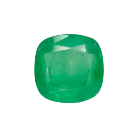 2.4ct Natural Cushion Cut Panjshir Emerald from Afghanistan