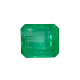 1.6ct Natural Octagon Faceted Emerald from Afghanistan