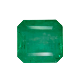 5.3ct Natural Saturated Octagon Faceted Emerald from Afghanistan