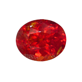 6ct Natural Oval Faceted Spessartite Garnet from Nigeria