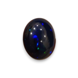 11ct Natural Black Opal Loose Gemstone from Ethiopia