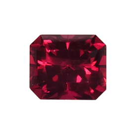 1.3ct Natural Red Umbalite Garnet from Tanzania