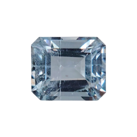 2.4ct Emerald Faceted Natural Aquamarine from Nigeria