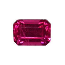 0.8ct Natural Emerald Faceted Umbalite Garnet from Tanzania