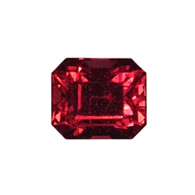 1ct Natural Emerald Faceted Umbalite Garnet from Tanzania