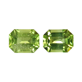 3ct Natural Peridot Pair from Pakistan