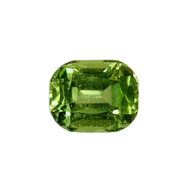 0.5ct Natural Cushion Faceted Peridot from Pakistan