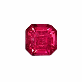 1.1ct Natural Malaya Garnet in Asscher Cut from Tanzania