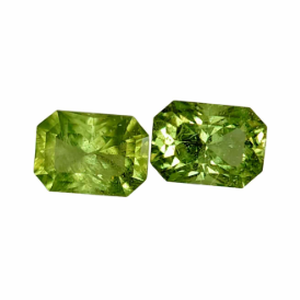 1.5ct Natural Peridot Pair from Pakistan