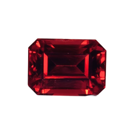 Faceted Malaya Garnet