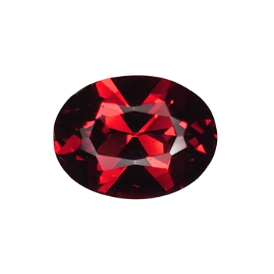 1.5ct Natural Red Malaya Garnet from Tanzania