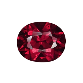 Faceted Malaya Garnet