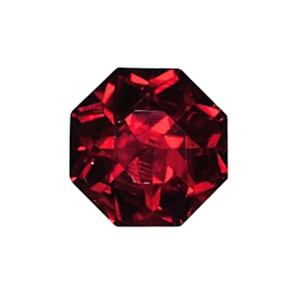 Faceted Malaya Garnet