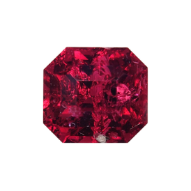 Faceted Malaya Garnet