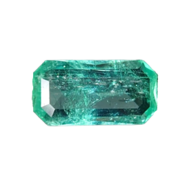 Faceted Panjshir Emerald