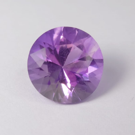 7.9ct Natural Amethyst Round Cut Loose Gemstone from Nigeria