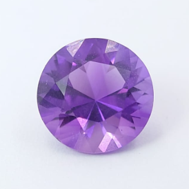 3.66ct Amethyst Round Cut Loose Gemstone from Nigeria