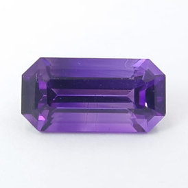 3ct Natural Purple Amethyst Emerald Cut loose from Nigeria