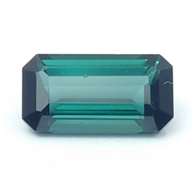 1.35ct Indicolite Tourmaline Emerald Cut Loose Gemstone from Nigeria