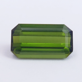 1.24ct Natural Green Tourmaline Emerald Cut from Nigeria